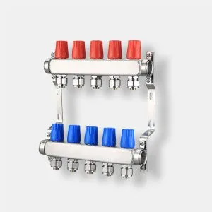 Stainless Steel manifold-Home floor heating Large flow manual